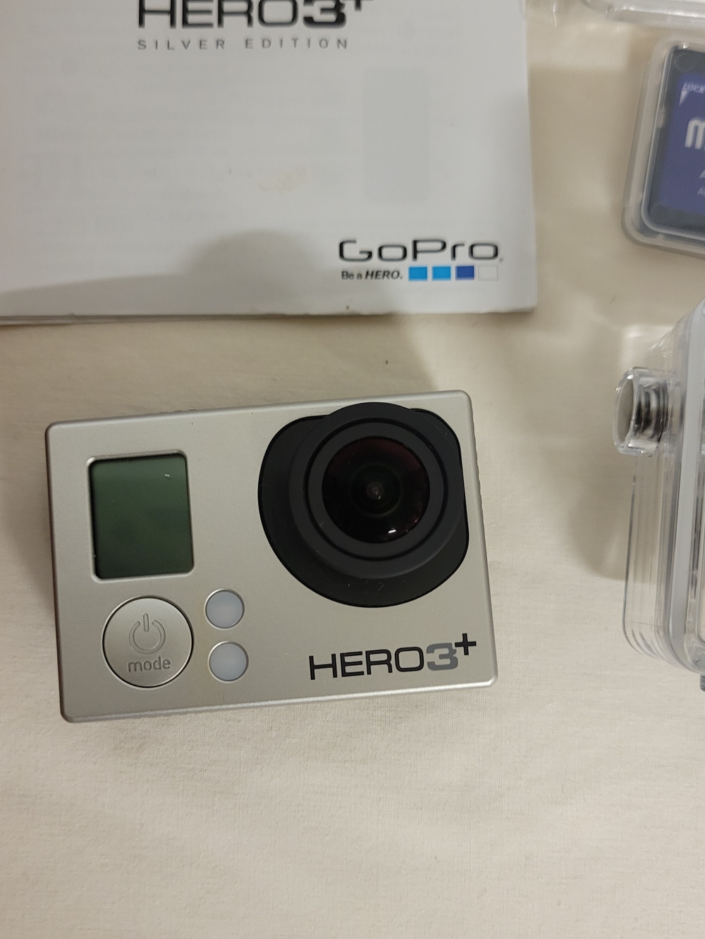 GoPro HERO3+ Silver with Black Lens and Accessories